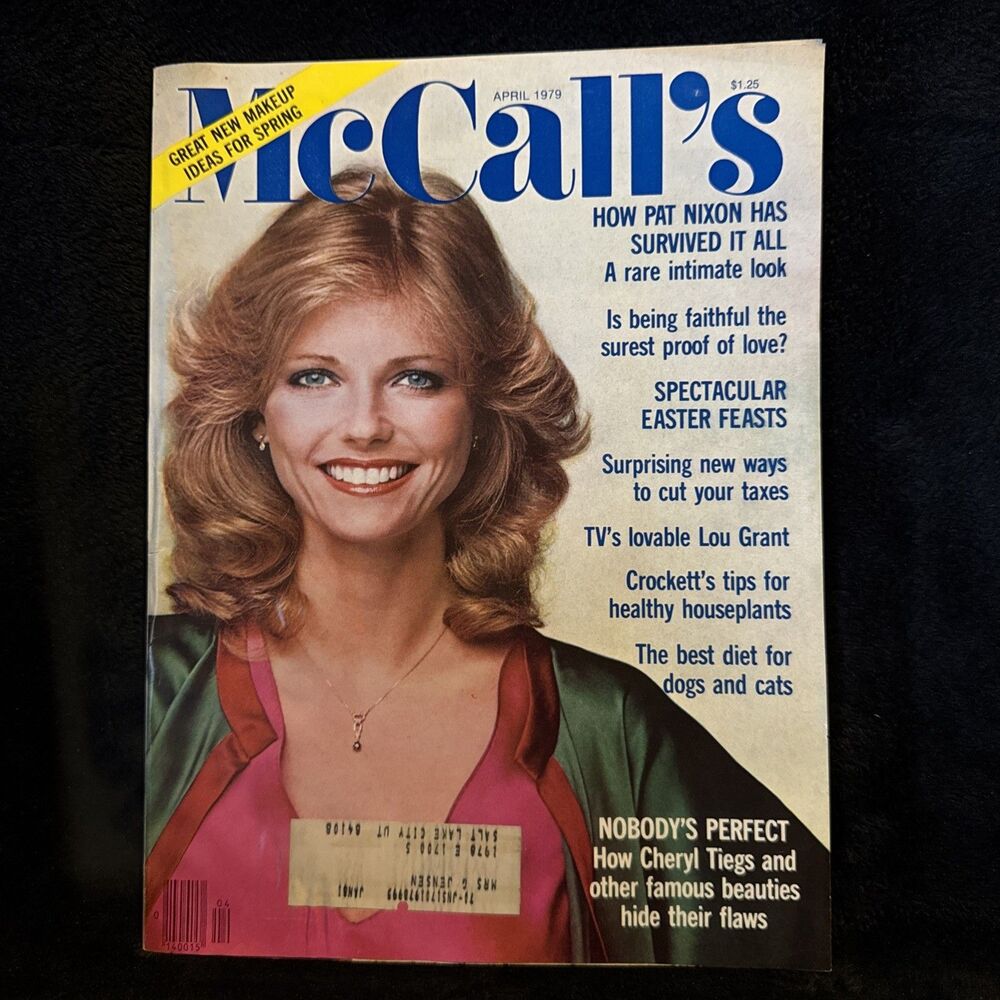 VINTAGE McCall’s Magazine April 1979 An End To Innocence No Time To Cook Revlon
